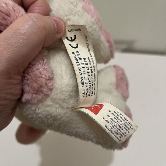 Aurora Marshmallow Cat Kitty Plush Pink Nose Ears Stuffed Animal Big Blue Eyes - Picture 9 of 9